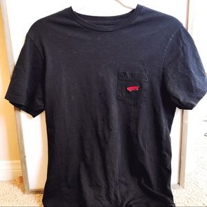 Black vans tee